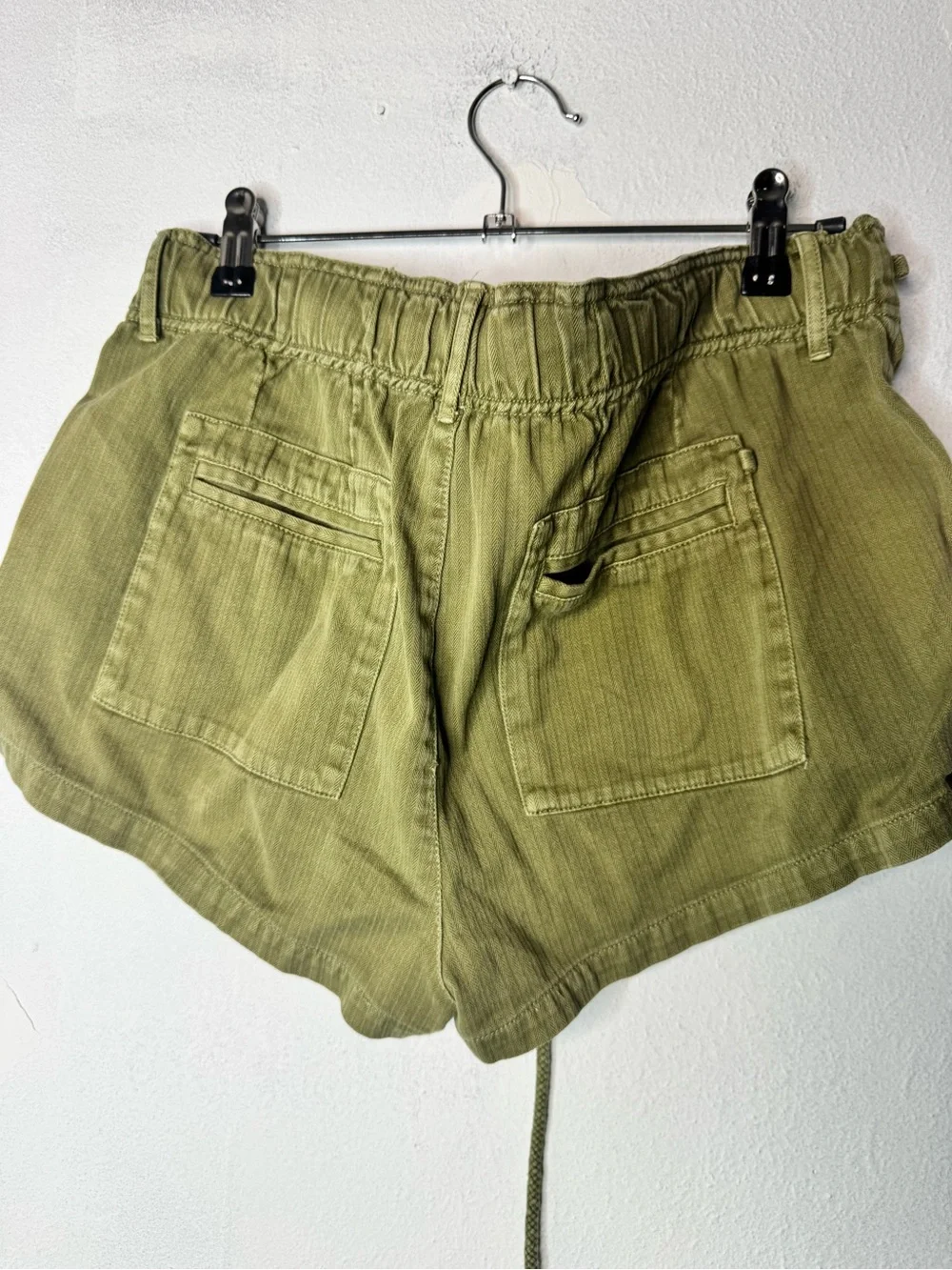 Free people military green shorts size medium - Picture 3 of 4